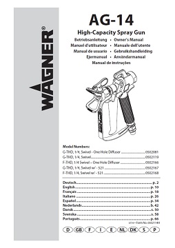 Yorkshire Spray Services Ltd - Wagner AG14 Airless Gun Manual