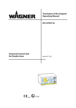 Yorkshire Spray Services Ltd - Wagner EPG Sprint XE Control Manual Yorkshire Spray Services Ltd - Wagner EPG Sprint XE Control Manual