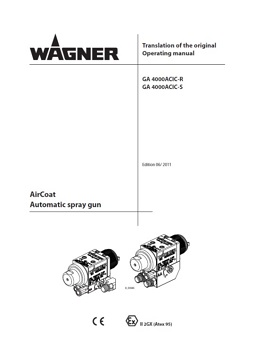 Yorkshire Spray Services Ltd - Wagner Automatic AirCoat - Wagner GA4000ACIC Manual