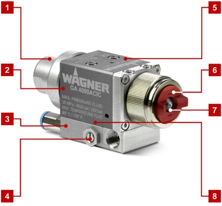 Yorkshire Spray Services Ltd - Wagner AirCoat GA4000AC Gun - Features & Benefits