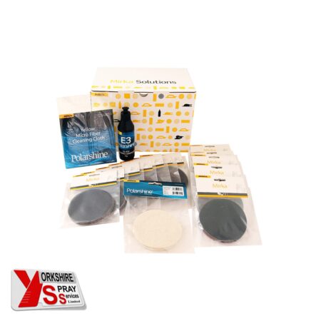 Yorkshire Spray Services Ltd - Mirka Polishing Solutions - Mirka Glass Polishing Kit 125mm - Part No. KITGLASS125