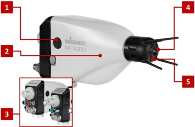 Yorkshire Spray Services Ltd - Wagner Electrostatic AirSpray - Wagner GA5000 Features & Benefits Yorkshire Spray Services Ltd - Wagner Electrostatic Automatic - Wagner GA5000EAC Features & Benefits