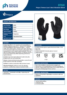 Yorkshire Spray Services Ltd - Polyco Tremor‑Low X Anti Vibration Glove