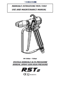 Yorkshire Spray Services Ltd - RST2 Airless Gun Manual Yorkshire Spray Services Ltd - RST2 Airless Gun Manual
