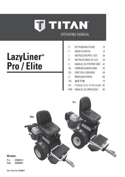 Yorkshire Spray Services Ltd - Titan LazyLiner Manual