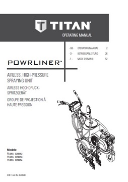 Yorkshire Spray Services Ltd - Titan PowrLiner 4955, 6955, 8955 Manual