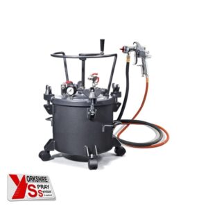 Yorkshire Spray Services Ltd – Pressure Pot 10Ltr Spray Pack with Anest Iwata AZ1 Pressure Gun