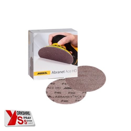 Yorkshire Spray Services Ltd - Mirka Sanding & Abrasives - Mirka Abranet Ace HD 125mm Grip Disc 25pcs