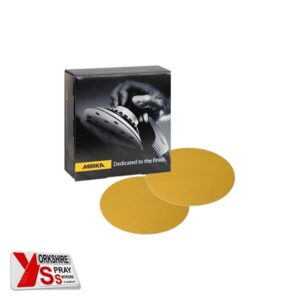 Yorkshire Spray Services Ltd – Mirka Sanding & Abrasives – Mirka Gold PSA 150mm Disc 100pcs