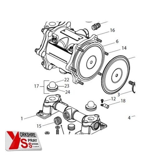 Yorkshire Spray Services Ltd - Wagner Low Pressure - Wagner DDP Zip52 Service Set - Part No. T9080.00