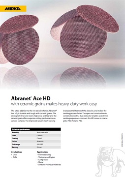 Yorkshire Spray Services Ltd - Mirka Sanding & Abrasives - Mirka Abranet Ace HD