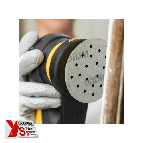 Yorkshire Spray Services Ltd - Mirka Sanding & Abrasives - Mirka Iridium 77mm Grip 20 Action 1