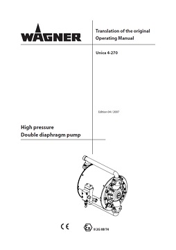 Yorkshire Spray Services Ltd - Wagner Low Pressure Pumps - Wagner Unica MP 4-270 - Part No, U581.00 Yorkshire Spray Services Ltd - Wagner Low Pressure Pumps - Wagner Unica MP 4-270 - Part No, U581.00