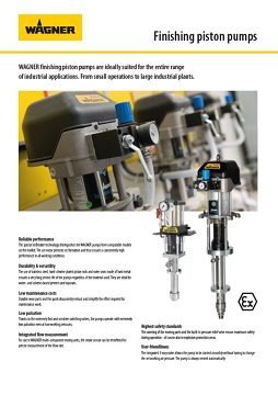 Yorkshire Spray Services Ltd - Wagner Puma 28:40 SP-EAC Finishing Yorkshire Spray Services Ltd - Wagner High Pressure Finishing - Wagner Finishing Pumps