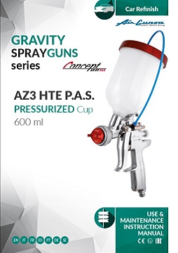 Yorkshire Spray Services Ltd - Anest Iwata Spray Finishing - Anest Iwata AZ3 HTE P.A.S Concept Gravity Gun Yorkshire Spray Services Ltd - Anest Iwata Spray Finishing - Anest Iwata AZ3 HTE P.A.S Concept Gravity Gun