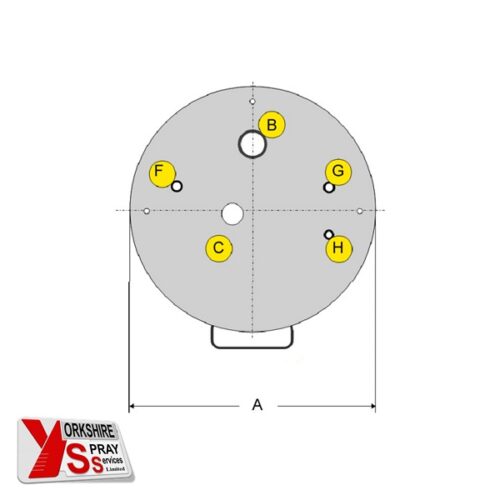 Yorkshire Spray Services Ltd - Wagner Drum Covers - Drum Cover 630 -Type A - Part No. 2304623