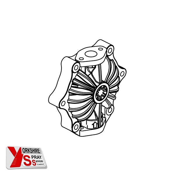 Yorkshire Spray Services Ltd – Wagner Zip52 – Wagner Diaphragm Cover – Conductive Acetal – Part No. F831.07G-A