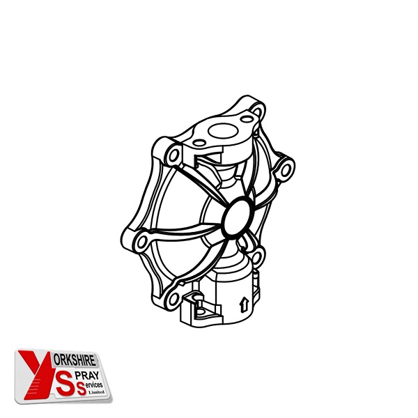 Yorkshire Spray Services Ltd – Wagner Zip52 – Wagner Diaphragm Cover – Metal – Part No. F192.03