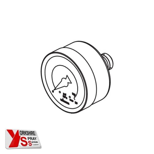 Yorkshire Spray Services Ltd - Wagner Pressure Gauge 0 -10bar D40 - Wagner Part No. 9998677