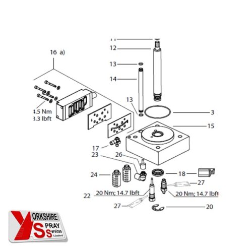 Yorkshire Spray Services Ltd - Wagner EvoMotion Pump Spares - Wagner Seal Kit M80 - Part No. T910.00