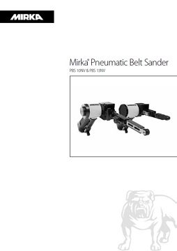 Yorkshire Spray Services Ltd - Mirka Belt Sanding - Mirka Pneumatic Belt Sander PBS 10NV & PBS 13NV Manual jpg