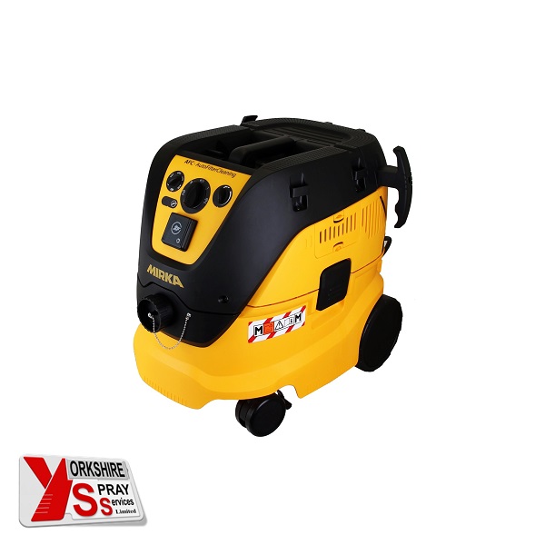 Yorkshire Spray Services Ltd – Mirka Dust Free Sanding – Mirka Dust Extractor 1230 M AFC – Side – Mirka Part No. 8999260111