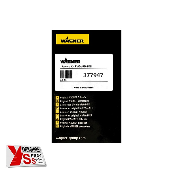 Yorkshire Spray Services Ltd – Wagner Service Set PV_DV530 DN4 – SSt – Part No. 377947