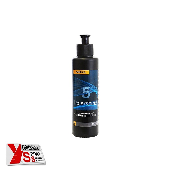 Yorkshire Spray Services Ltd – Mirka Polishing – Polarshine 5 Finishing Compound 1ltr – Part No. 7990500111