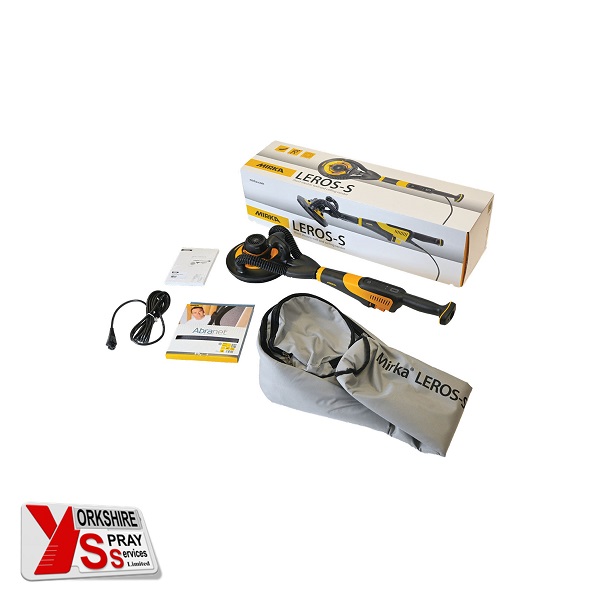 Yorkshire Spray Services Ltd – Mirka LEROS-S 950XCV 225mm 5.0mm Orbit – Dual Voltage – Part No. MIW95071BAUK