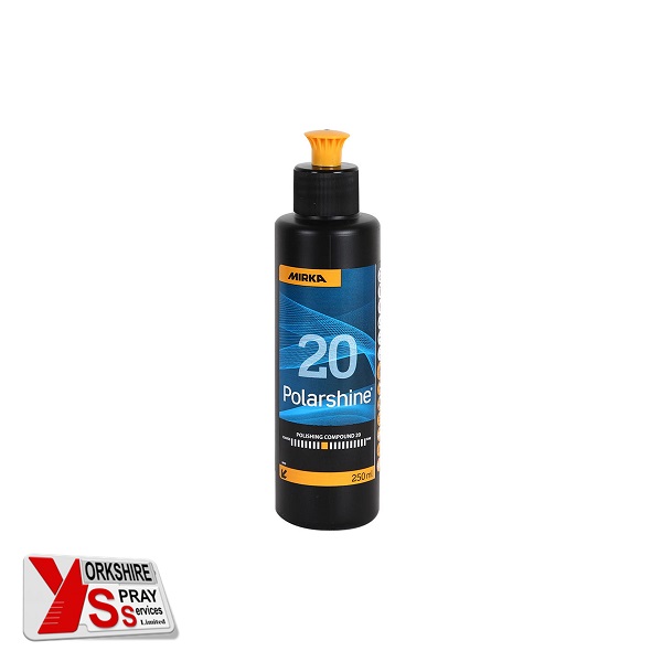 Yorkshire Spray Services Ltd – Mirka Polishing – Polarshine 20 Polishing Compound 250ml – Part No. 7992002511