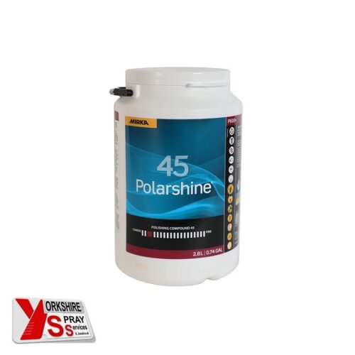 Yorkshire Spray Services Ltd - Mirka Polishing - Polarshine 45 Polishing Compound 2.8ltr - Part No. 7994502811
