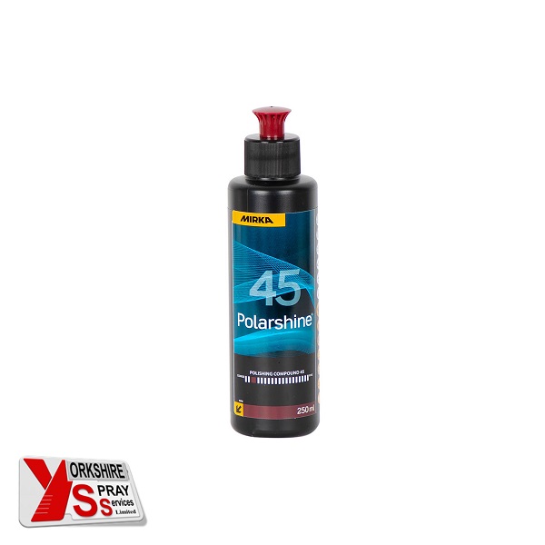 Yorkshire Spray Services Ltd – Mirka Polishing – Polarshine 45 Polishing Compound 250ml – Part No. 7994502511
