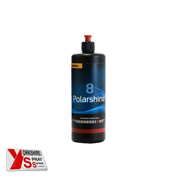 Yorkshire Spray Services Ltd – Mirka Polishing – Polarshine 8 Polishing Compound 1ltr – Part No. 7993310111
