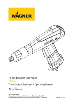 Yorkshire Spray Services Ltd - Wagner PER-X1 Auto Gun Manual Yorkshire Spray Services Ltd - Wagner Automatic Powder Coating - Wagner PER-X1 Auto Gun Manual jpg