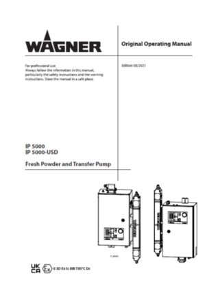 Yorkshire Spray Services Ltd - Wagner Powder Coating - Wagner IP5000 Powder Pump Manual jpg