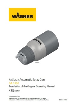 Yorkshire Spray Services Ltd - Wagner GA1900 Manual Yorkshire Spray Services Ltd - Wagner TOPFINISH - Wagner GA1900 Manual