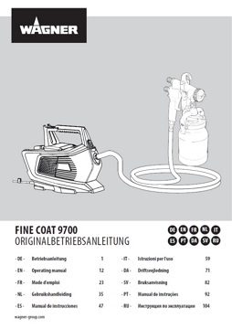 Yorkshire Spray Services Ltd - Wagner HVLP Fine Coat 9700 Manual img