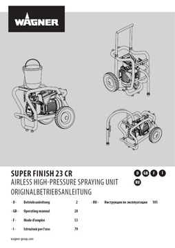 Yorkshire Spray Services Ltd - Wagner SuperFinish - Wagner SF23 CR Manual Yorkshire Spray Services Ltd - Wagner SuperFinish - Wagner SF23 CR Manual