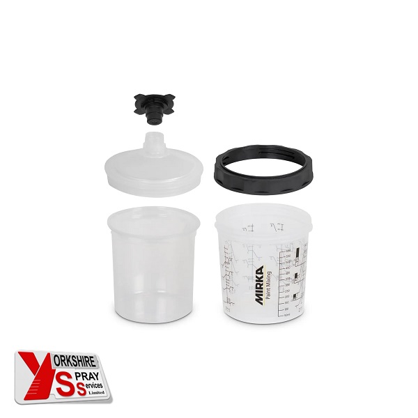 Yorkshire Spray Services Ltd – Mirka Paint Cup System – 180 – 850ml 125μm – Mirka Part No. 9190170—