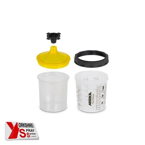 Yorkshire Spray Services Ltd - Mirka Paint Cup System - 180 - 850ml 190μm - Mirka Part No. 9190172---
