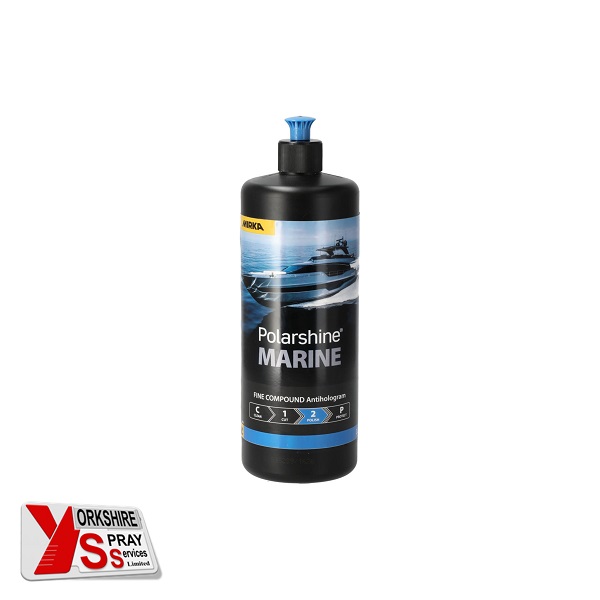 Yorkshire Spray Services Ltd – Mirka Polishing – Polarshine Marine Fine Compound, Antihologram – Part No. 7991210111FC