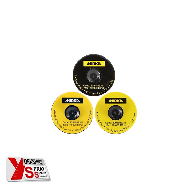 Yorkshire Spray Services Ltd – Mirka Backing Pad 32mm – PSA & Grip