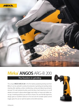 Yorkshire Spray Services Ltd - Mirka Cordless Sanding - Mirka ANGOS ARG-B200