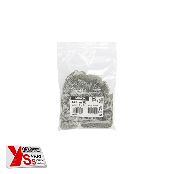 Yorkshire Spray Services Ltd – Mirka Iridium SR 22mm Grip – 500pcs – Package