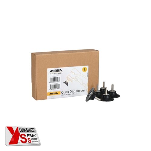Yorkshire Spray Services Ltd - Mirka Quick Disc Holder 50mm - 5pcs - 6mm shaft - Part No. 8095060211