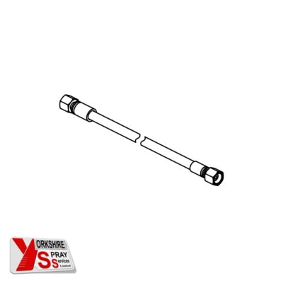 Yorkshire Spray Services Ltd - Wagner 2K Spares - Wagner HP Hose DN6-PN325 FEP G-G 0.805m - Part No. 2353854