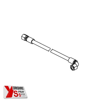 Yorkshire Spray Services Ltd - Wagner 2K Spares - Wagner HP Hose DN6-PN325 FEP W-G 0.52m - Part No. 2333779
