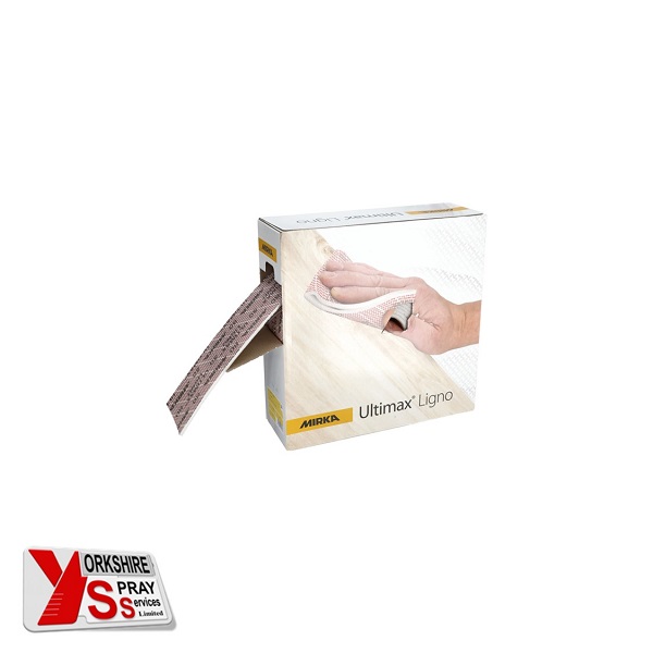 Yorkshire Spray Services Ltd – Mirka Ultimax Ligno Soft 115 x 125mm – Perforated Roll Open