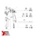 Yorkshire Spray Services Ltd - Anest Iwata W200 Integra - Service Repair Kit - Part No. 930356A0