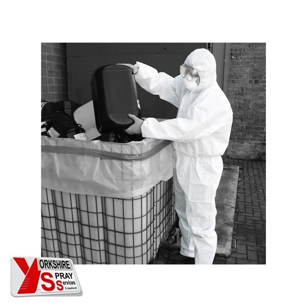 Yorkshire Spray Services Ltd – Shield DC05 Laminated Coveralls – Action a